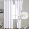 Cortinas de blackout brancas puras de 84 &quot;de comprimento